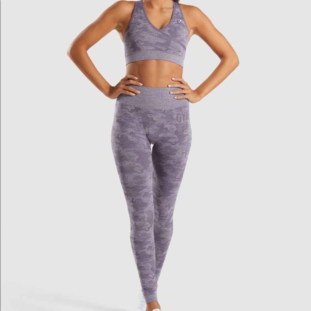 **SOLD** Brand new Gymshark seamless camo leggings